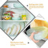 4 Pack Silicone Stretch Lids, Thicker Reusable Container Covers, Expandable Food Storage Covers, Dishwasher and Freezer