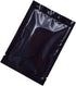 QQ Studio 100 PCS Metallic Mylar Foil Sealable Bags (7x10cm (2.7x3.9"), 100x Black)