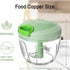 Vegetable Chopper, Manual Food Processor, Veggie Chopper Cutter for Salad, Garlic, Onion