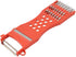 uxcell Plastic Frame Vegetable Fruit Slicer Peeler Shredder, 4pcs Red Silver Tone
