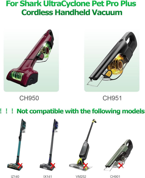 Shark Charger for Shark Ultra Cyclone Pro CH950 CH950C CH951 CH951C CH955 Cordless Handheld Vacuum Charger 13.3V CH963AMZ CH964AMZ Handheld Vacuum Cleaner Charging Cord Adapter, Black, SHCH-13