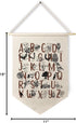 Qpenm Cowboy Nursery Decor, Western Southwestern Aztec Alphabet ABC Posters & Prints, Western Nursery Decor Boy