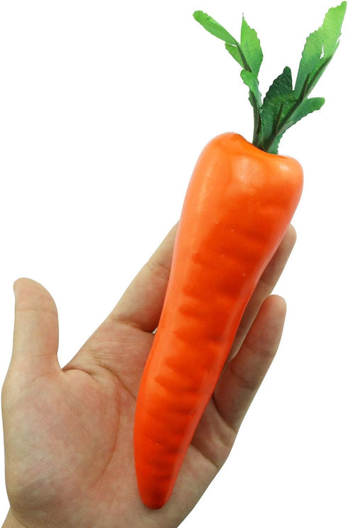 Tegg 3PCS Artificial Carrot Simulation Carrots Artificial Vegetables for Party Home Kitchen