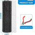 DOLEMODUO 24'' 50' 1 inch 19 x Black Chicken Wire Fencing, Chicken Wire and Gauge Poultry Netting, Garden Mesh Fence