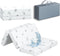 3"x26"x38" Trifold Mattress Topper, Waterproof Breathable Soft Removable Cover, Portable Mattress Pad