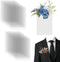 30Pcs Pocket Boutonniere Plastic Sleeve, Clear Holders for Art Flower Holders and Boutonniere Supplies