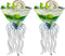 Octopus Martini Glass Creative Cocktail Drinkware Goblet Tools (2 Transparent)