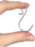 Millennial Essentials 35pcs Small S Hooks, Metal S Shaped Wire Hook Hangers for DIY Crafts, Jewelry, Key Chains