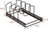 Toplife Pot Lids Organizer Rack, 7+ Pan Lids and Bakeware Holder with 7 Adjustable Compartments - Brown
