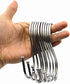 Heavy Duty Metal Chrome Plated S Shape Hooks, Set of 10 Large