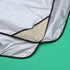 Yardwe Patio Swing Cover, Outdoor Replacement Canopy Cover, Garden Chair Shade Protector (55.9"x47.2")