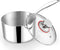TeamFar 3qt Saucepan with Lid, Stainless Steel Tri-ply Small Cooking Pot, Ergonomic Handle for Induction/Gas/Electric