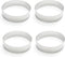 Fox Run Set of 4 English Muffin Ring Molds, Stainless Steel