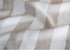 Solino Home Linen Table Runner 36 Inches - Cabana Stripe 100% Pure Linen Natural and White Table Runner 14 x 36 Inch