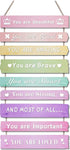 JEVUVU Pink Room Decor for Teen Girls Aesthetic, Cute Bedroom Wall Decor for