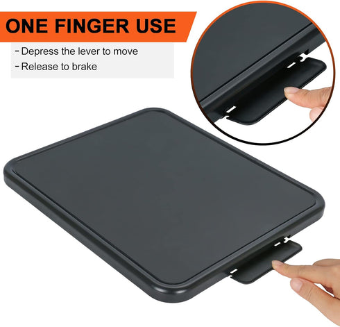 Kitchen Caddy Sliding Tray - Large Rolling Tray for Appliance Coffee Maker, Countertop Moving Sliders for Stand Mixer,
