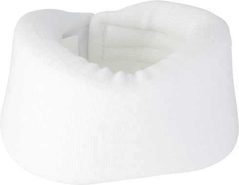 DMI Soft Foam Cervical Collar, Adjustable, Comfortable, Hand Washable, Medium, White