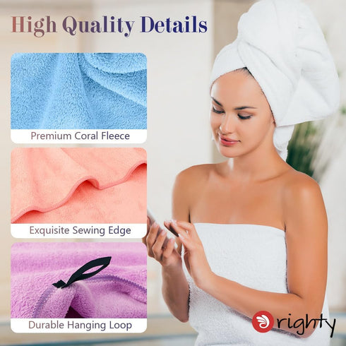 Pack 6(24'' 48'') Orighty Bath Towels of x - Soft Feel, Highly Absorbent, Quick Drying for Body, Sport, Yoga, SPA