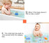 27.5 Inch 15 Inch-Rectangular, Secopad Bath Mat for Tub Non Slip, Machine Washable Anti-Slip Cartoon Baby Bathtub