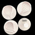 9Pcs Balloons and Cloud Cake Decoration Fondant Mold Set, Hot Air Balloon Cookie Cutters for Baking Pastry