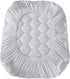 King Mattress Pad, 8-21" Deep Pocket Protector, Ultra Soft Quilted Fitted Topper Cover for Dorm Home Hotel