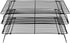Restaurantware Met Lux 15.7 x 9.8 x 8.3 Inch Wire Baking Rack Set, 3-Tier Stackable Oven Wire Rack Set