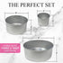 Aunt Shannon's Kitchen Tall Round Cake Pans - 4-inch, 6-inch, 8-inch Cake Pan Set for 3-Tiered Cake - Aluminum Cake Pans Sets for Baking Wedding or Birthday Cakes and More by Aunt Shannon's Kitchen