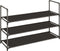 Vockot 3-Tier Stackable Shoe Rack, Sturdy & Durable Long Shoe Shelf Storage Organizer
