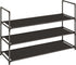 Vockot 3-Tier Stackable Shoe Rack, Sturdy & Durable Long Shoe Shelf Storage Organizer