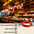 PERA 5/16" Ball Lock Line Assembly - MFL Liquid Disconnect with 5ft Gas Line for Home Brewing