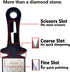 5-In-1 Diamond Sharpening Plate Knife and Scissors Sharpener, Double-Sided 400/1000 Grit