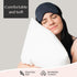 Waterproof Pillow Protectors Zippered, Standard 4 Pack Pillow Covers, Soft Comfortable Sateen 100% Long-Staple Cotton,