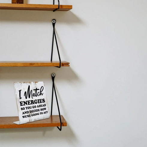 Funny Desk Signs for Women Office, Funny Decor for Desk, Coworker Gifts for Women, Office Shelf Table Decor