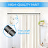 Tension Curtain Rod, Adjustable Spring Curtain Rod, Non Slip for Windows 28 to 48 Inch