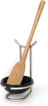 Spectrum Diversified Euro Spoon Rest with Ceramic Dish, Satin Nickel