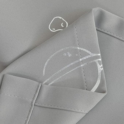 63 Inches Grommet Set 2 Vangao Grey Kids Curtains for Boys Bedroom Space Theme Blackout Curtains for Kids Nursery Girls