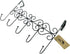 Huji Over The Door 5 Hooks Clothes Hanger for Coats, Hats, Belts - Storage Organizer (1 Pack)