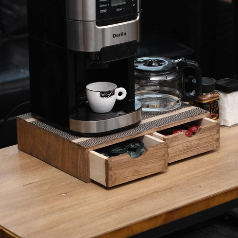 Coffee Pods Storage Drawer Holder for Capsules - Multi-Functional Desk Organizer Drawers for K-Cup Coffee Maker