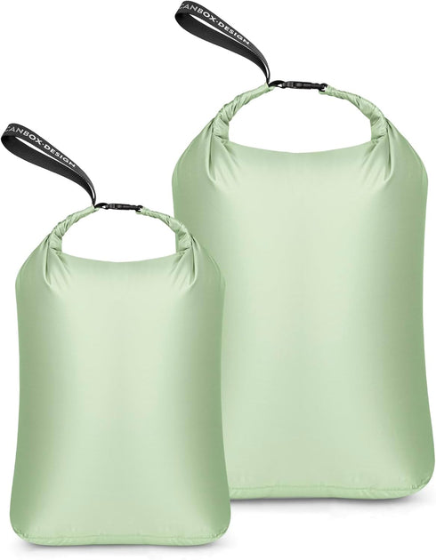 CANBOX 2-Pack Waterproof Travel Laundry Bags, Wet Dry Organizer to Block Odors &