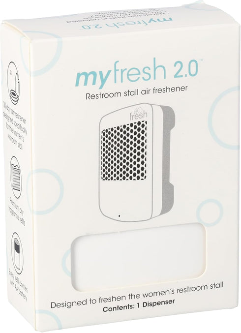 Fresh Products myfresh Air Freshener Dispenser 2.0, Motion Sensor, Improved Design, White/Gray - 1pk