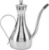 Stainless Steel Oil Dispenser Bottle, 11oz/350ml Non Drip Leak Proof Pouring Pot