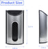 Magnetic Wall Mounted Trash Bag Holder, Grocery Bag Holder Stainless Steel Kitchen Trash Bag Organizer