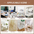 14 24 Inch,1.5mm Warmstar Clear Table Cover Protector x Thick Plastic Table Cover Rectangle,PVC Clear Table
