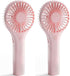 Handheld Fan 2 Packs, Portable Mini Fan with 3 Speeds, USB Rechargeable Personal Fan for Travel/Outdoor/Home (Pink)
