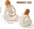 Cuayaes Reading Thinker Statue Book Lover Gifts for Women Readers, Graduates, Students, Teachers, Bookshelf Decor