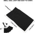 3 Gears USB Electric Heating Pads, Portable Waterproof Heater Pads with 5 Jacket Sheets for Winter Camping