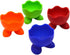 LABANCA 4 Pcs Silicone Soft Boiled Egg Holders, Rainbow Egg Cups, Perfect for Kitchen & Dining