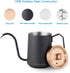 Easyworkz Gooseneck Pour Over Coffee Kettle, 20 oz Stainless Steel Hand Drip Pot with Long Narrow Spout (Rose Gold