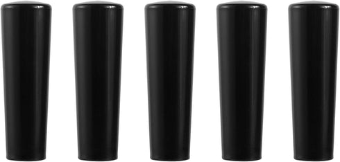 MRbrew 5 PCS Plastic Beer Tap Handles | Black Faucet Handles Fitting Standard American Threading