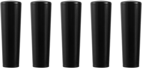 MRbrew 5 PCS Plastic Beer Tap Handles | Black Faucet Handles Fitting Standard American Threading